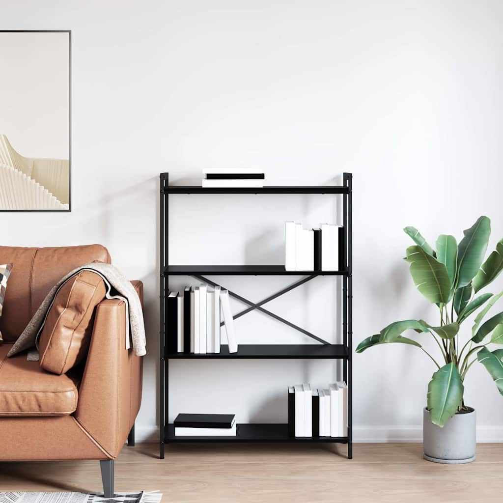 Bücherregal Schwarze Eiche 80 x 30 x 118 cm Holzwerkstoff
