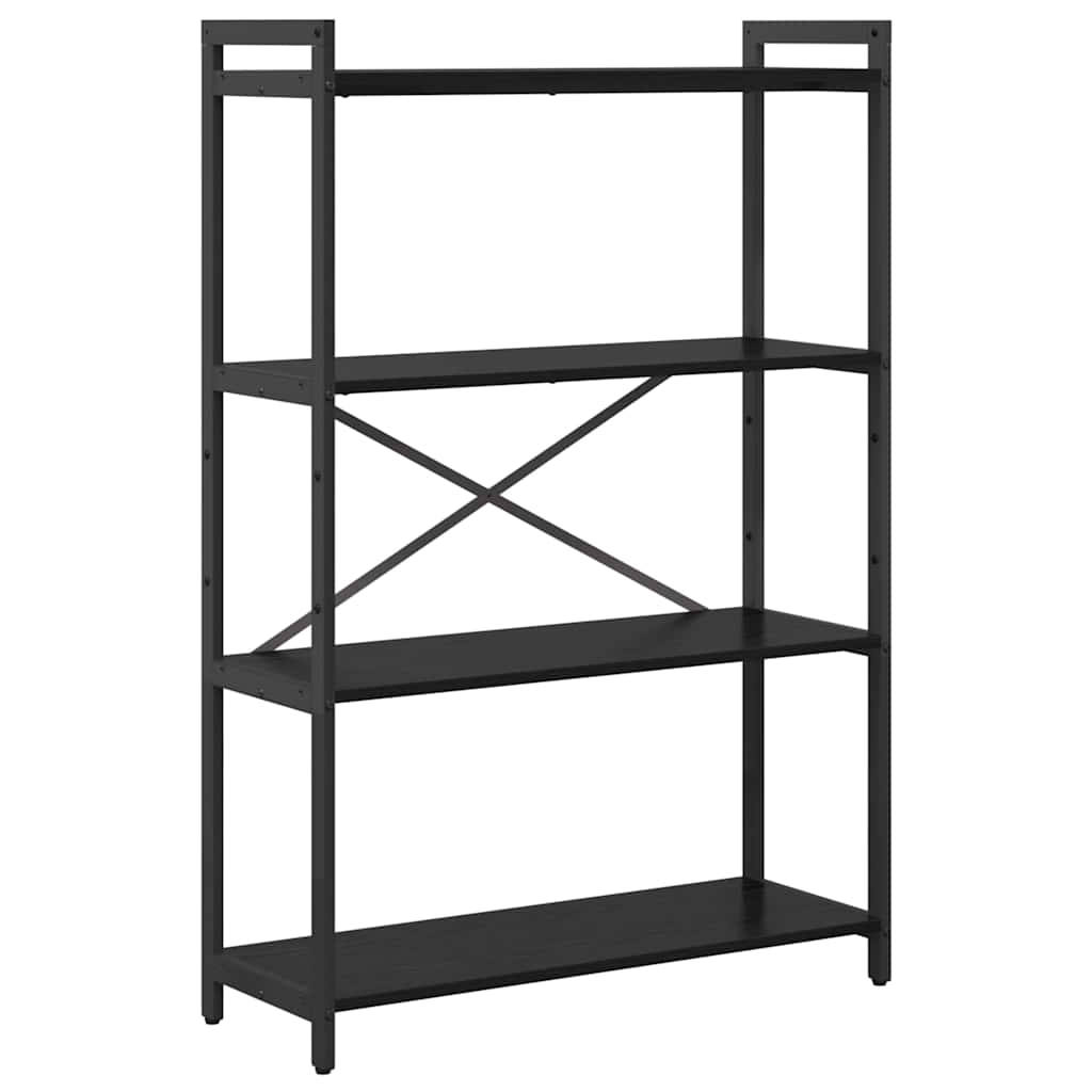 Bücherregal Schwarze Eiche 80 x 30 x 118 cm Holzwerkstoff