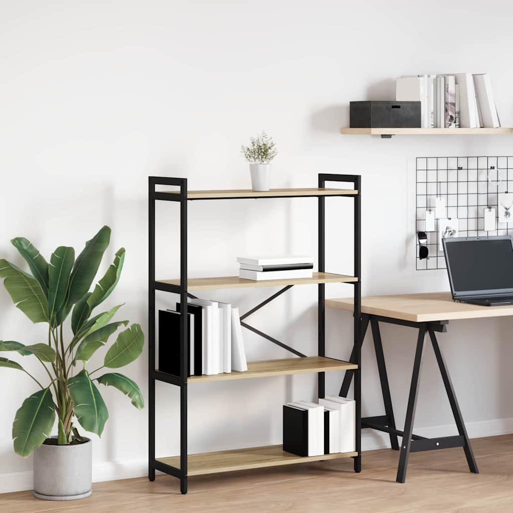 Bücherregal Sonoma Eiche 80 x 30 x 118 cm Holzwerkstoff