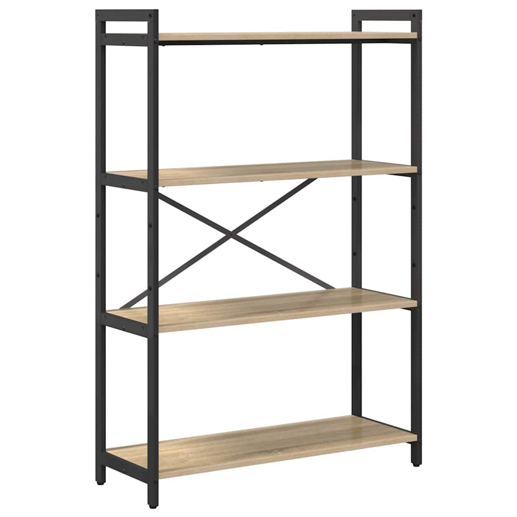 Bücherregal Sonoma Eiche 80 x 30 x 118 cm Holzwerkstoff