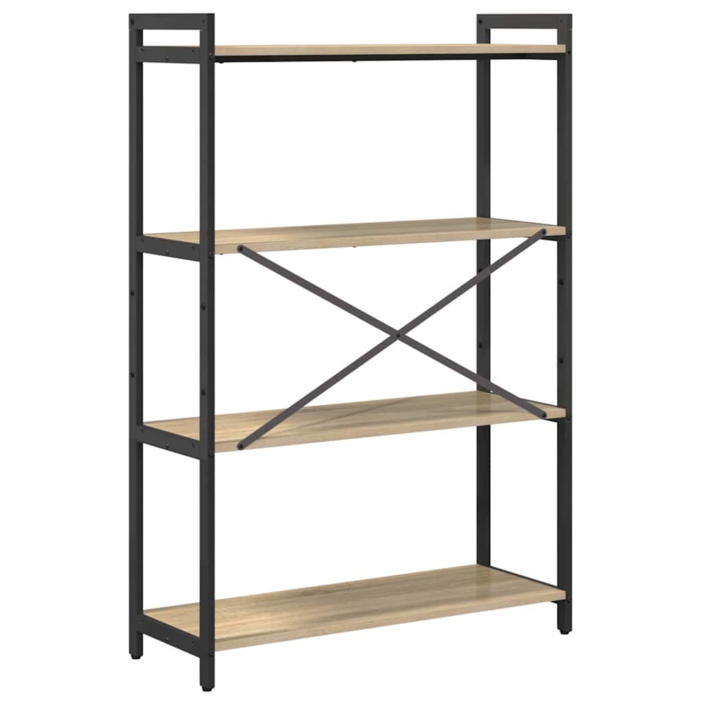 Bücherregal Sonoma Eiche 80 x 30 x 118 cm Holzwerkstoff