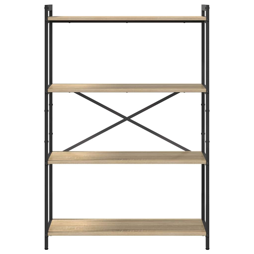 Bücherregal Sonoma Eiche 80 x 30 x 118 cm Holzwerkstoff