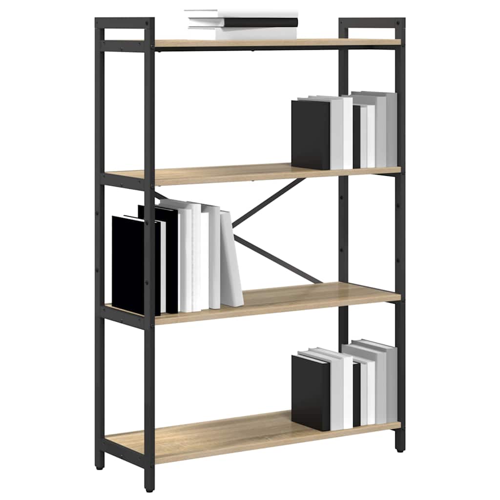 Bücherregal Sonoma Eiche 80 x 30 x 118 cm Holzwerkstoff