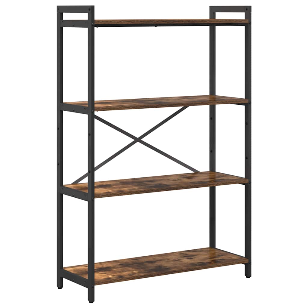 Bücherregal Räuchereiche 80 x 30 x 118 cm Holzwerkstoff