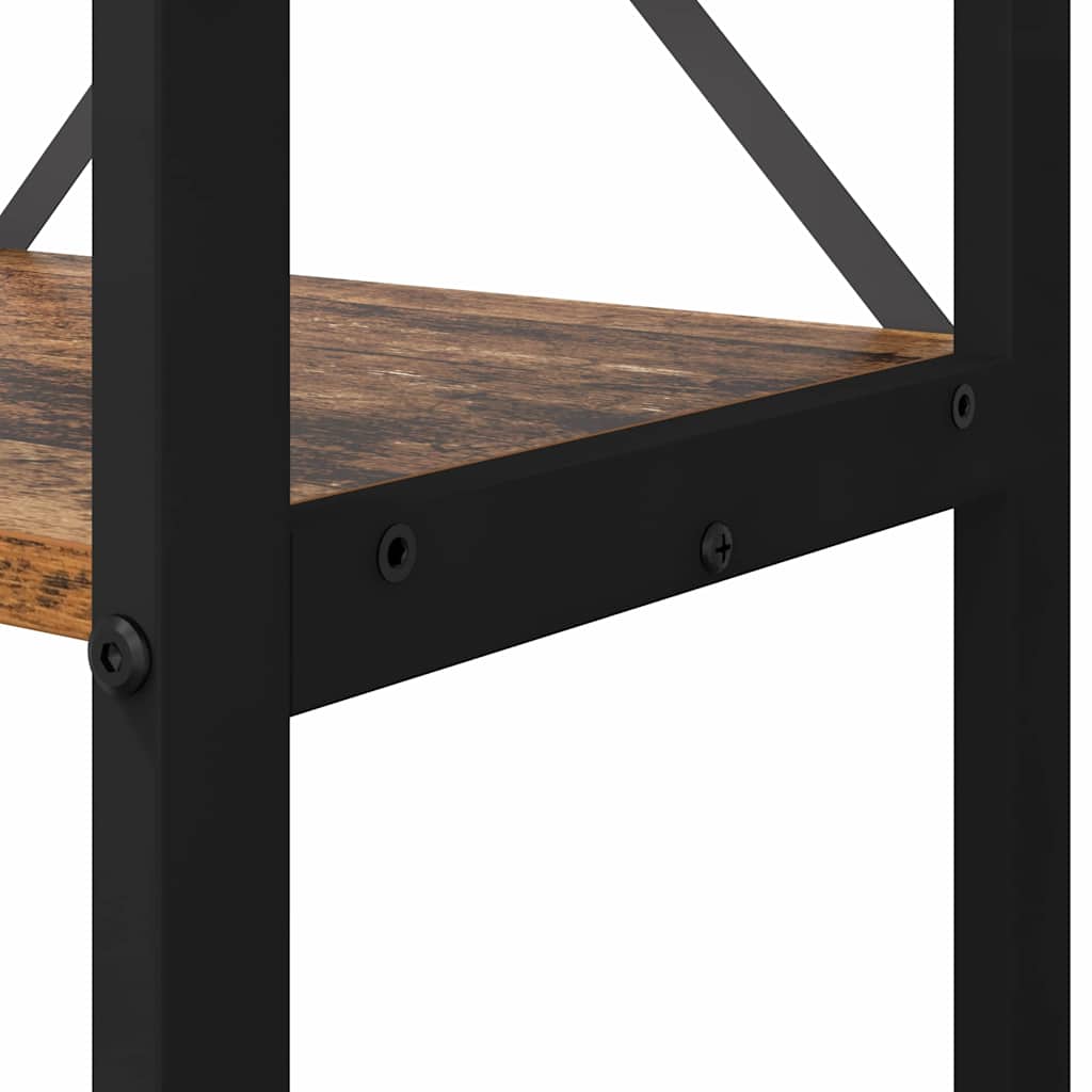 Bücherregal Altholz 80 x 30 x 118 cm Holzwerkstoff