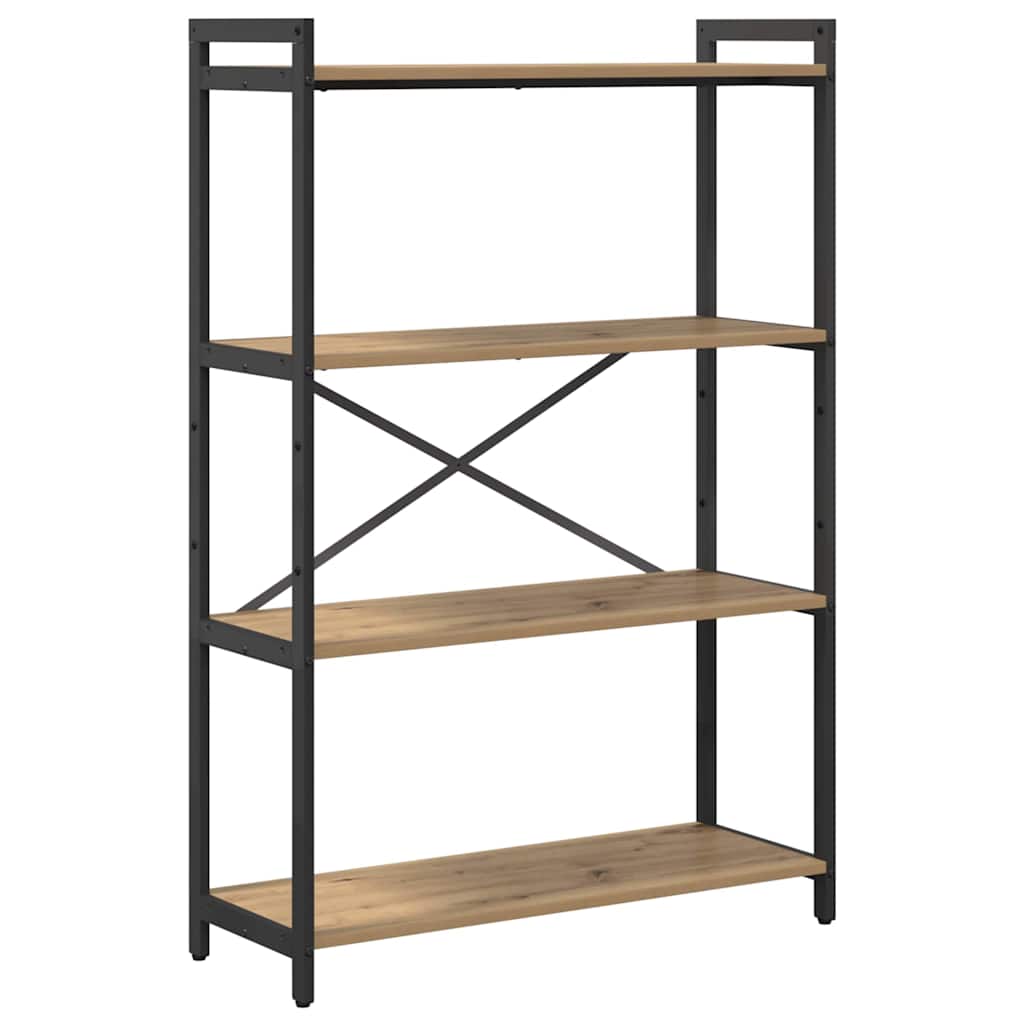 Bücherregal Eiche handwerklich 80 x 30 x 118 cm Holzwerkstoff