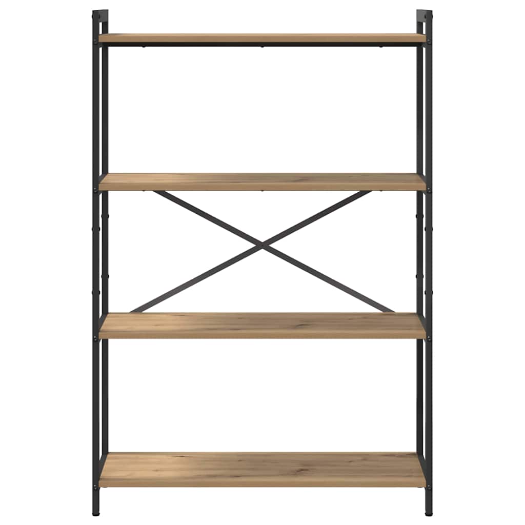 Bücherregal Eiche handwerklich 80 x 30 x 118 cm Holzwerkstoff