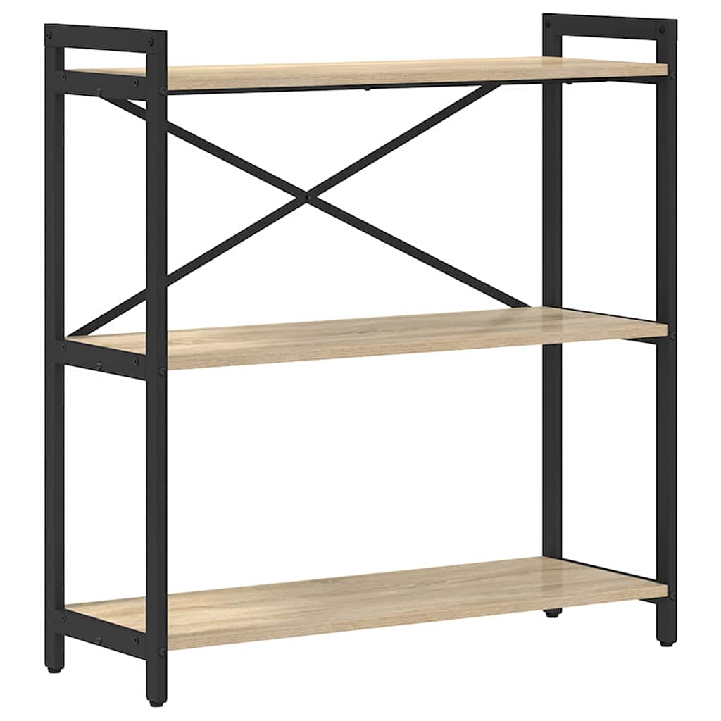 Bücherregal Sonoma Eiche 80 x 30 x 83 cm Holzwerkstoff