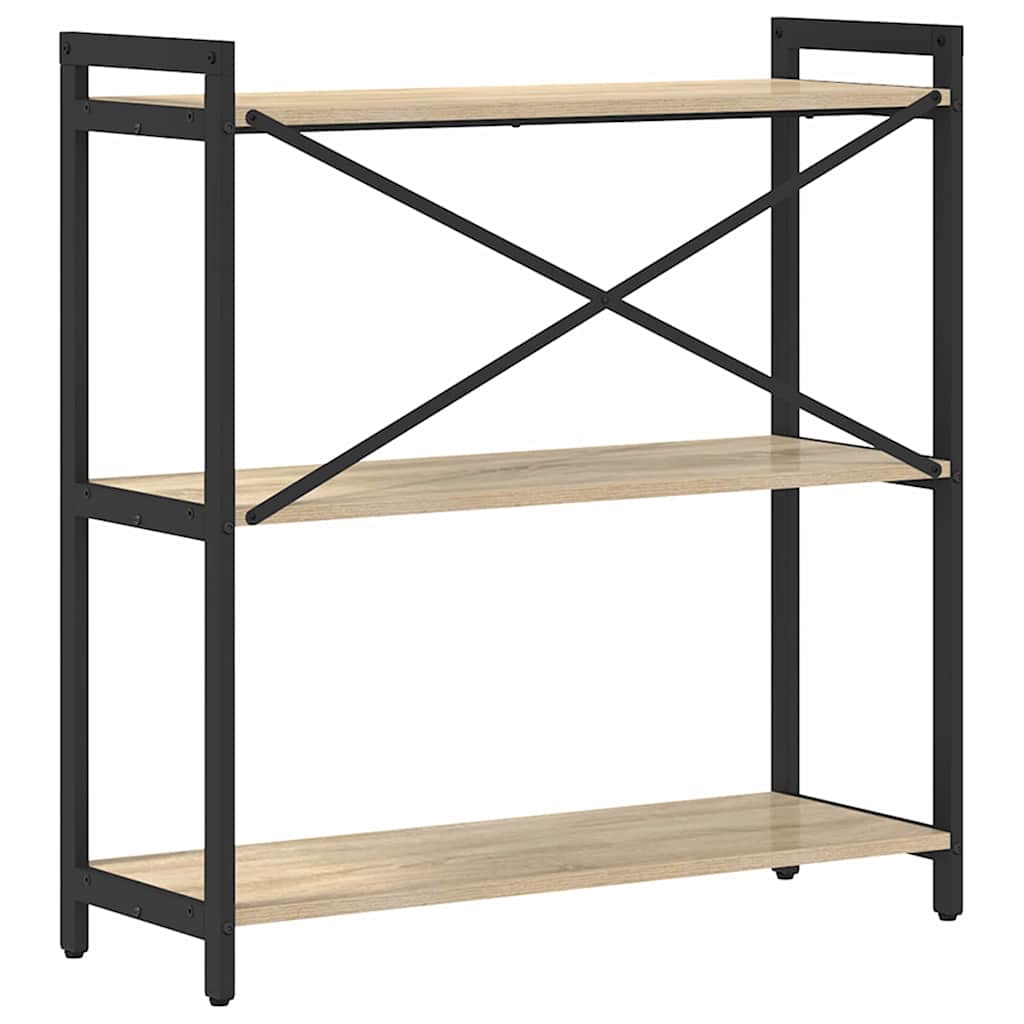Bücherregal Sonoma Eiche 80 x 30 x 83 cm Holzwerkstoff