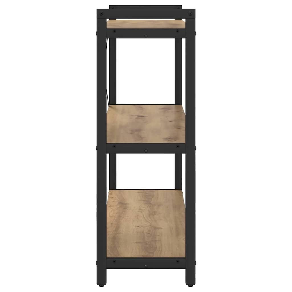 Bücherregal Eiche handwerklich 80 x 30 x 83 cm Holzwerkstoff