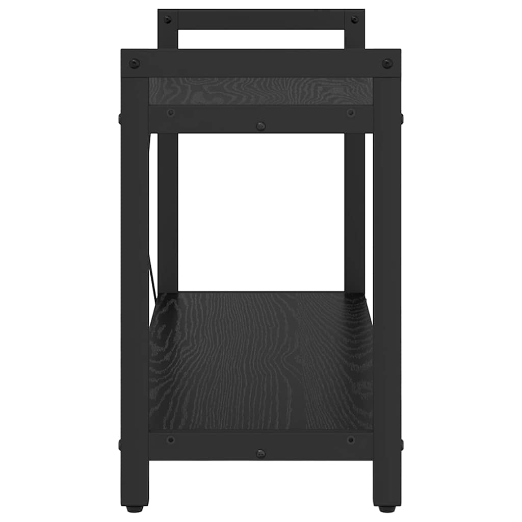 Bücherregal Schwarze Eiche 80 x 30 x 48,5 cm Holzwerkstoff