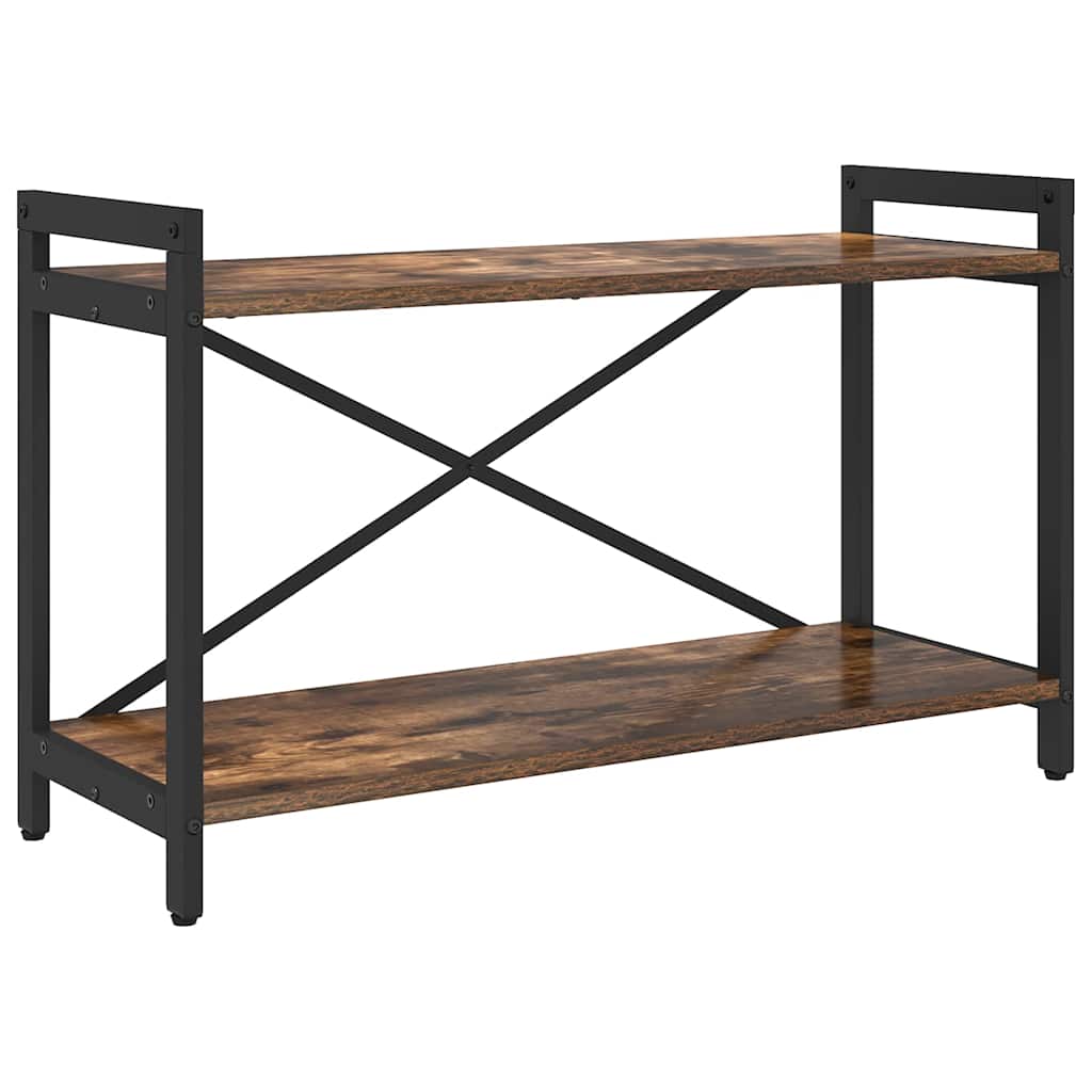 Bücherregal Räuchereiche 80 x 30 x 48,5 cm Holzwerkstoff