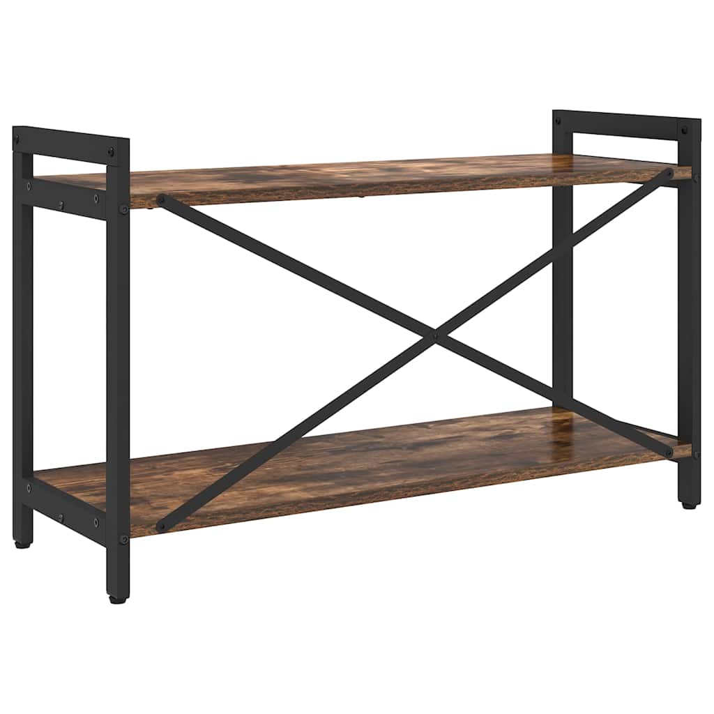 Bücherregal Räuchereiche 80 x 30 x 48,5 cm Holzwerkstoff
