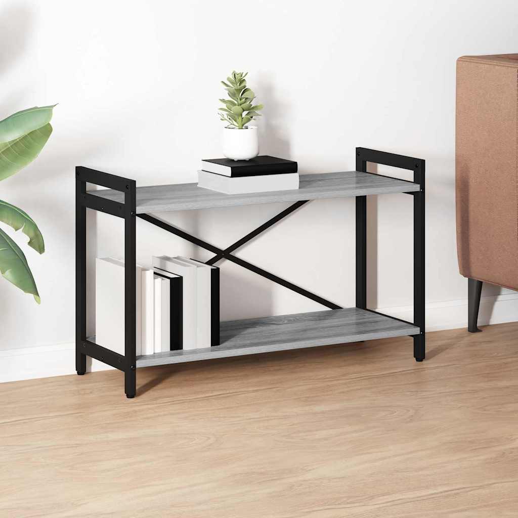 Bücherregal Grau Sonoma 80 x 30 x 48,5 cm Holzwerkstoff