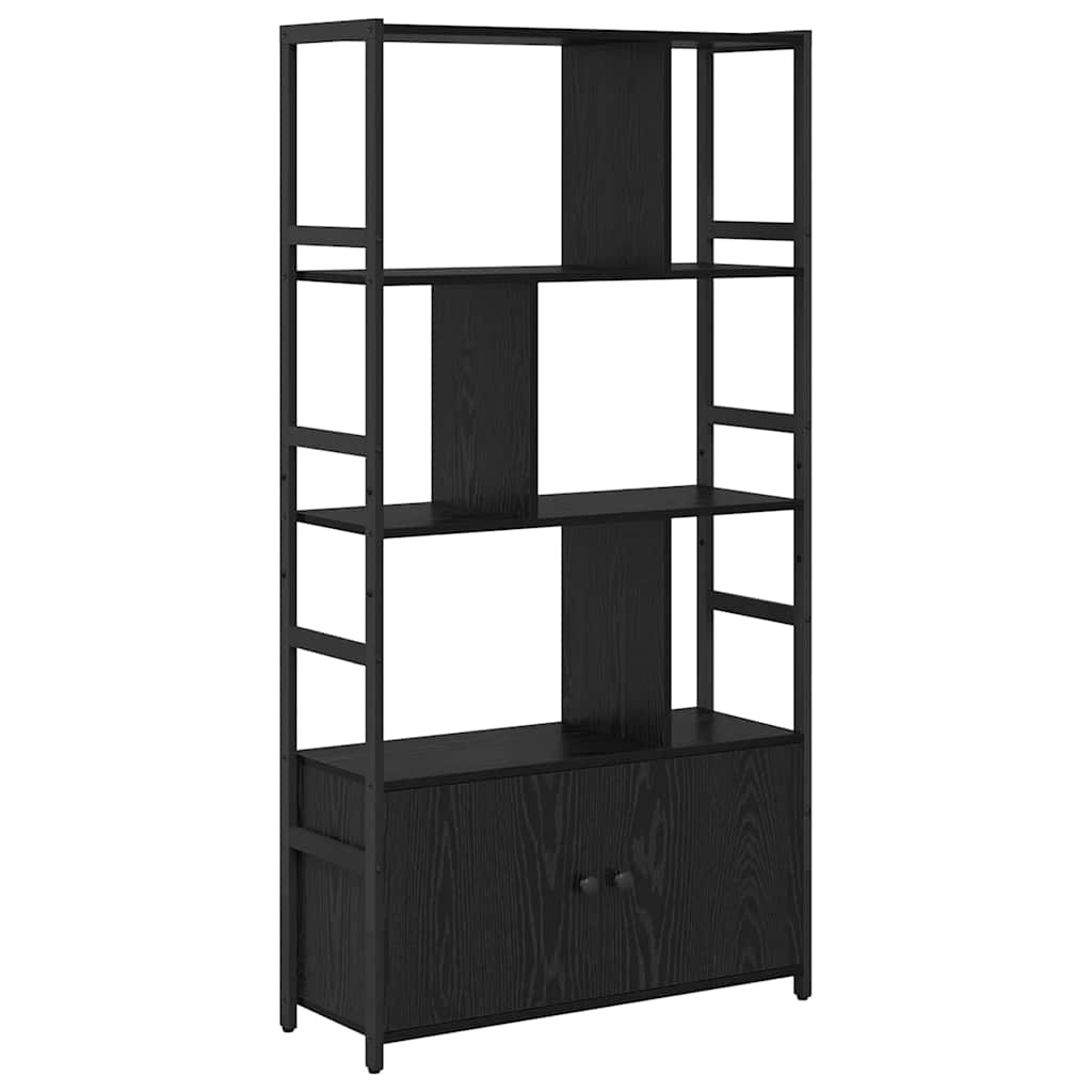 Regal Schwarze Eiche 80 x 30 x 155,5 cm Holzwerkstoff