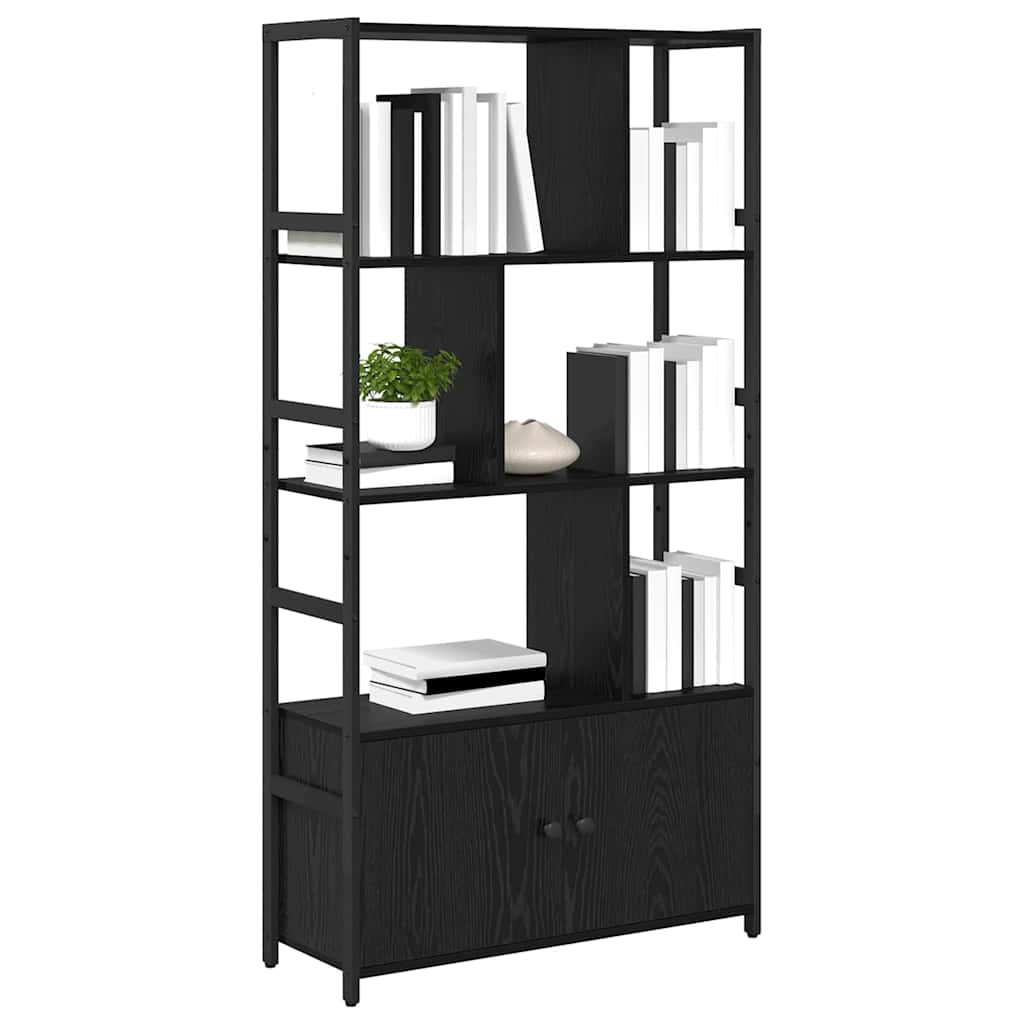 Regal Schwarze Eiche 80 x 30 x 155,5 cm Holzwerkstoff