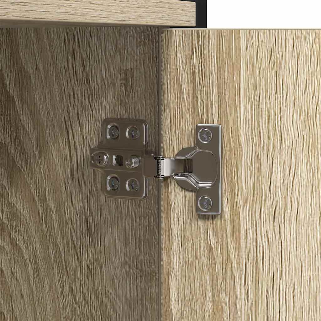 Regal Sonoma Eiche 80 x 30 x 155,5 cm Holzwerkstoff