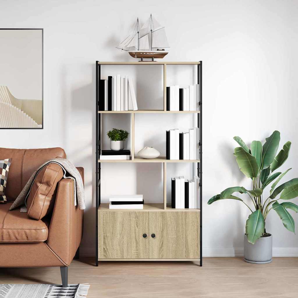 Regal Sonoma Eiche 80 x 30 x 155,5 cm Holzwerkstoff