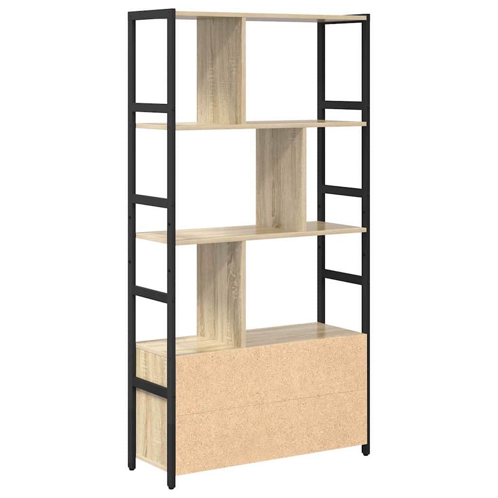 Regal Sonoma Eiche 80 x 30 x 155,5 cm Holzwerkstoff