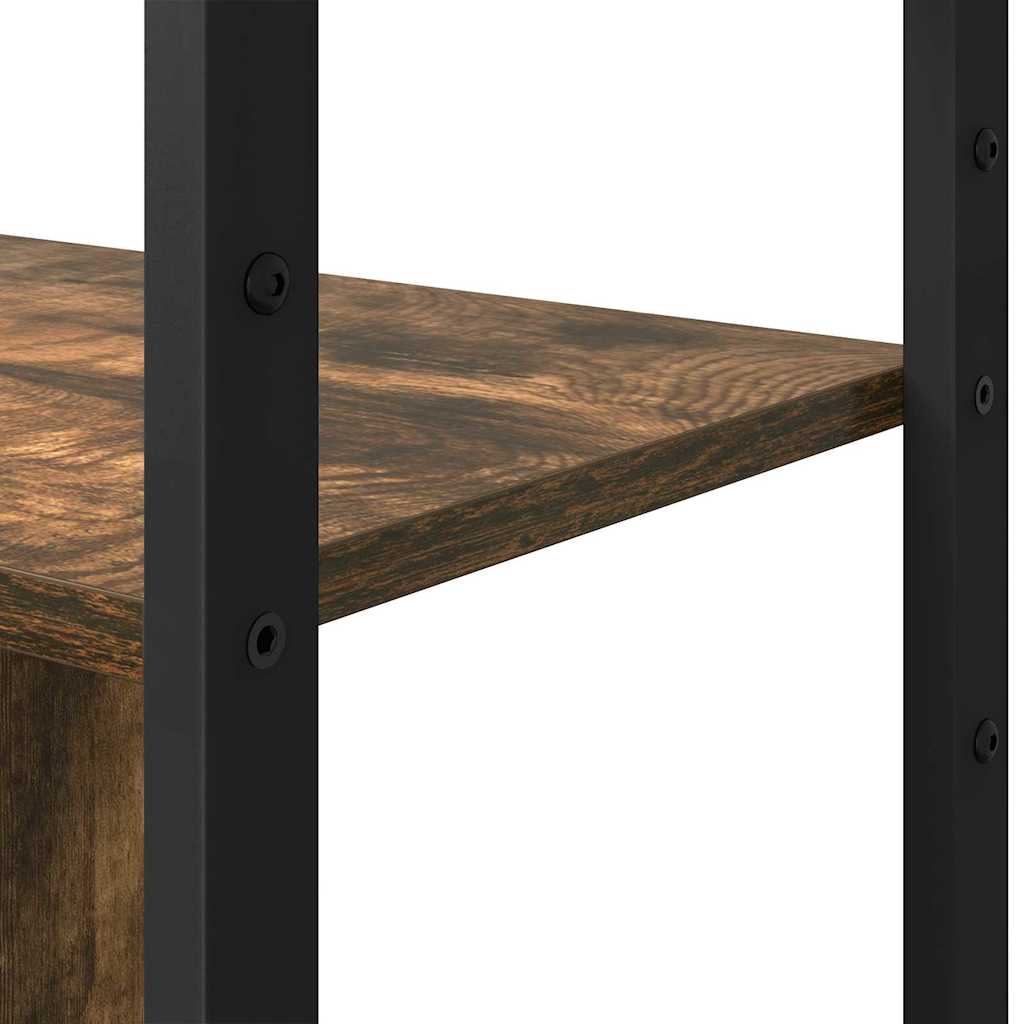 Regal Räuchereiche 80 x 30 x 155,5 cm Holzwerkstoff