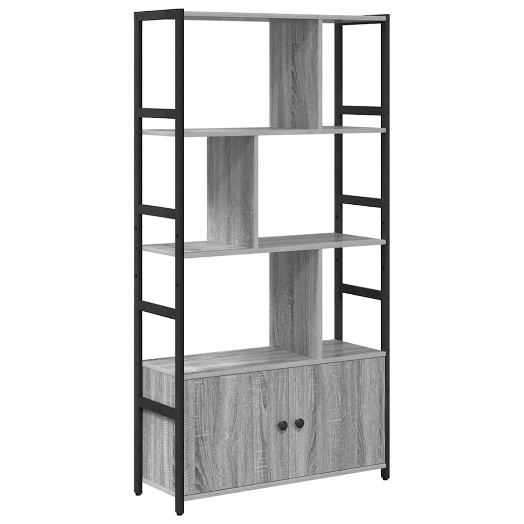 Regal Grau Sonoma 80 x 30 x 155,5 cm Holzwerkstoff