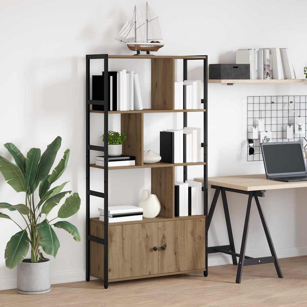 Regal Eiche handwerklich 80 x 30 x 155,5 cm Holzwerkstoff