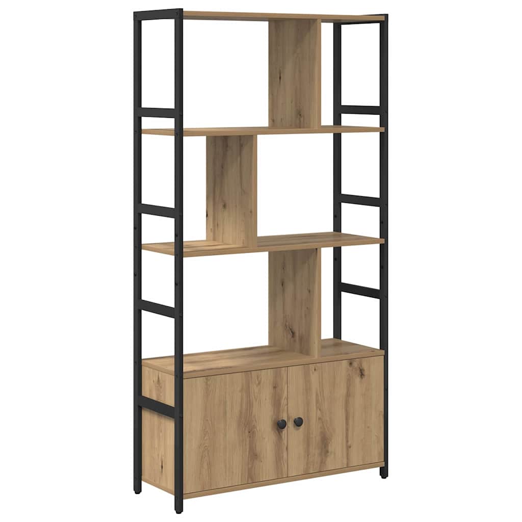 Regal Eiche handwerklich 80 x 30 x 155,5 cm Holzwerkstoff