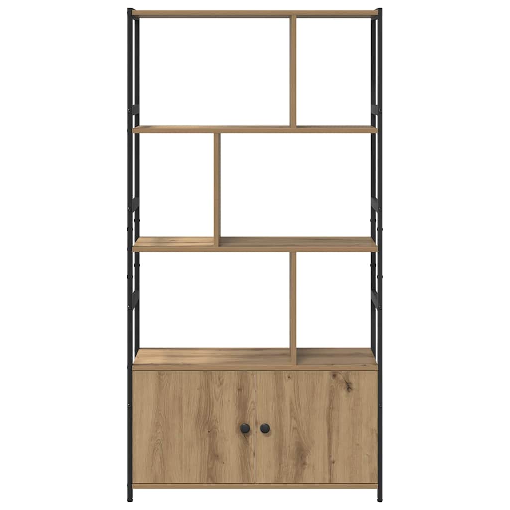Regal Eiche handwerklich 80 x 30 x 155,5 cm Holzwerkstoff