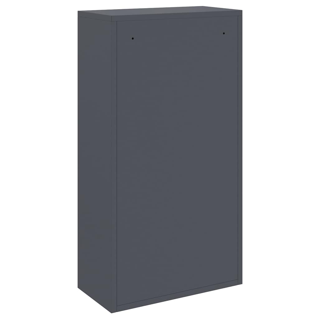 Paketdrop-Box mit Speicher Anthrazit 44 x 22 x 82 cm Stahl