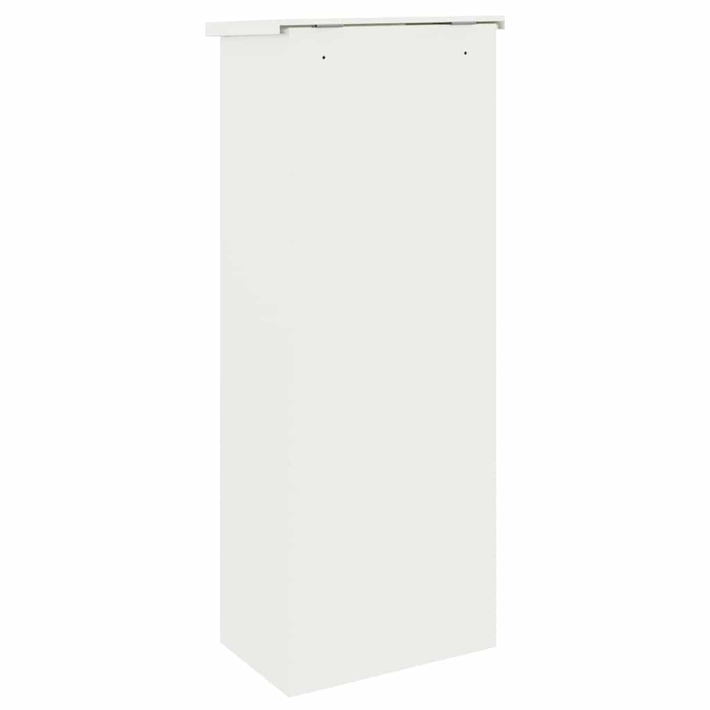 Paketdrop-Box Weiß 44,5 x 29 x 110,5 cm Stahl