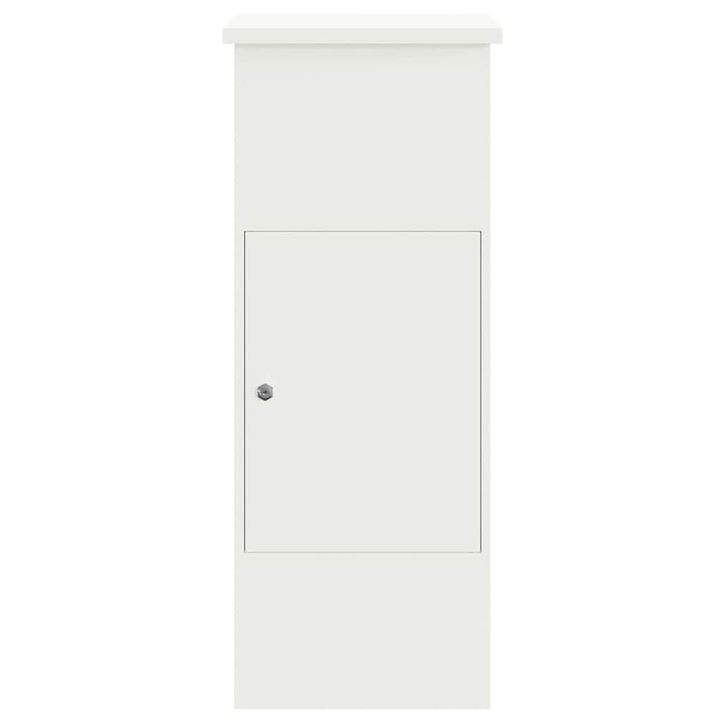 Paketdrop-Box Weiß 44,5 x 29 x 110,5 cm Stahl