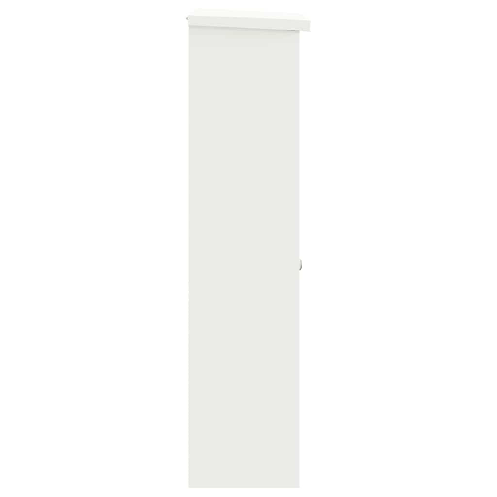 Paketdrop-Box Weiß 44,5 x 29 x 110,5 cm Stahl