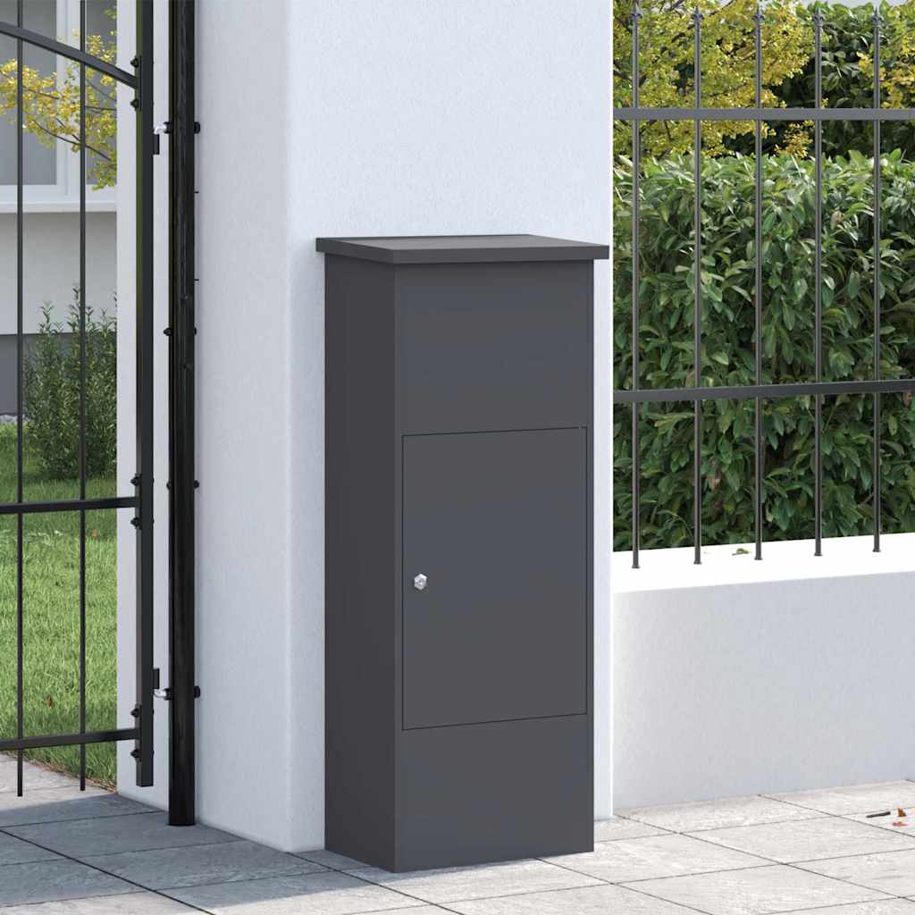 Paketdrop-Box Anthrazit 44,5 x 29 x 110,5 cm Stahl