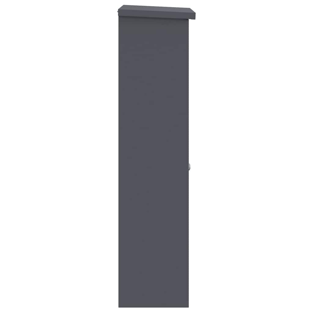 Paketdrop-Box Anthrazit 44,5 x 29 x 110,5 cm Stahl