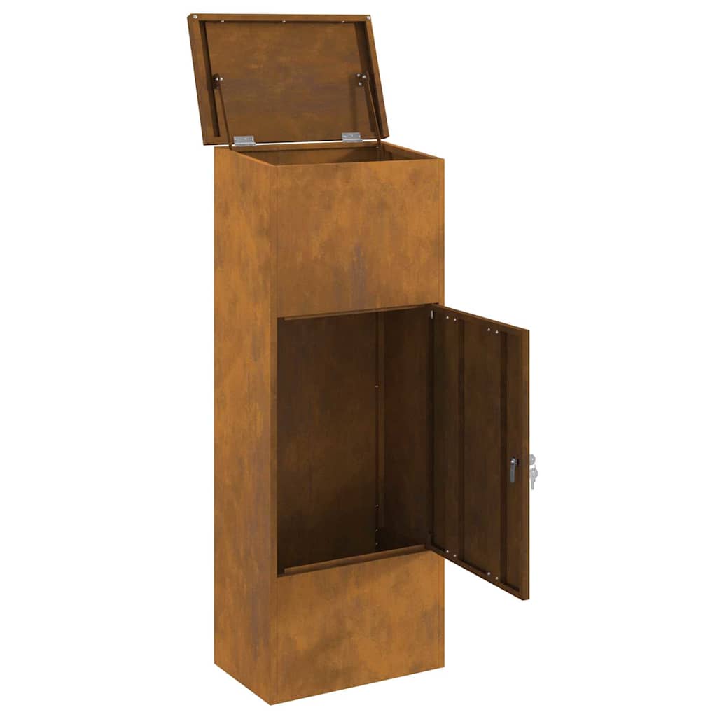 Paketdrop-Box Rostig 44,5 x 29 x 110,5 cm