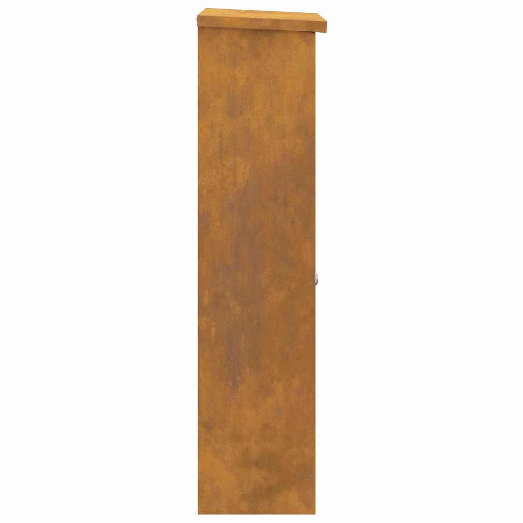 Paketdrop-Box Rostig 44,5 x 29 x 110,5 cm