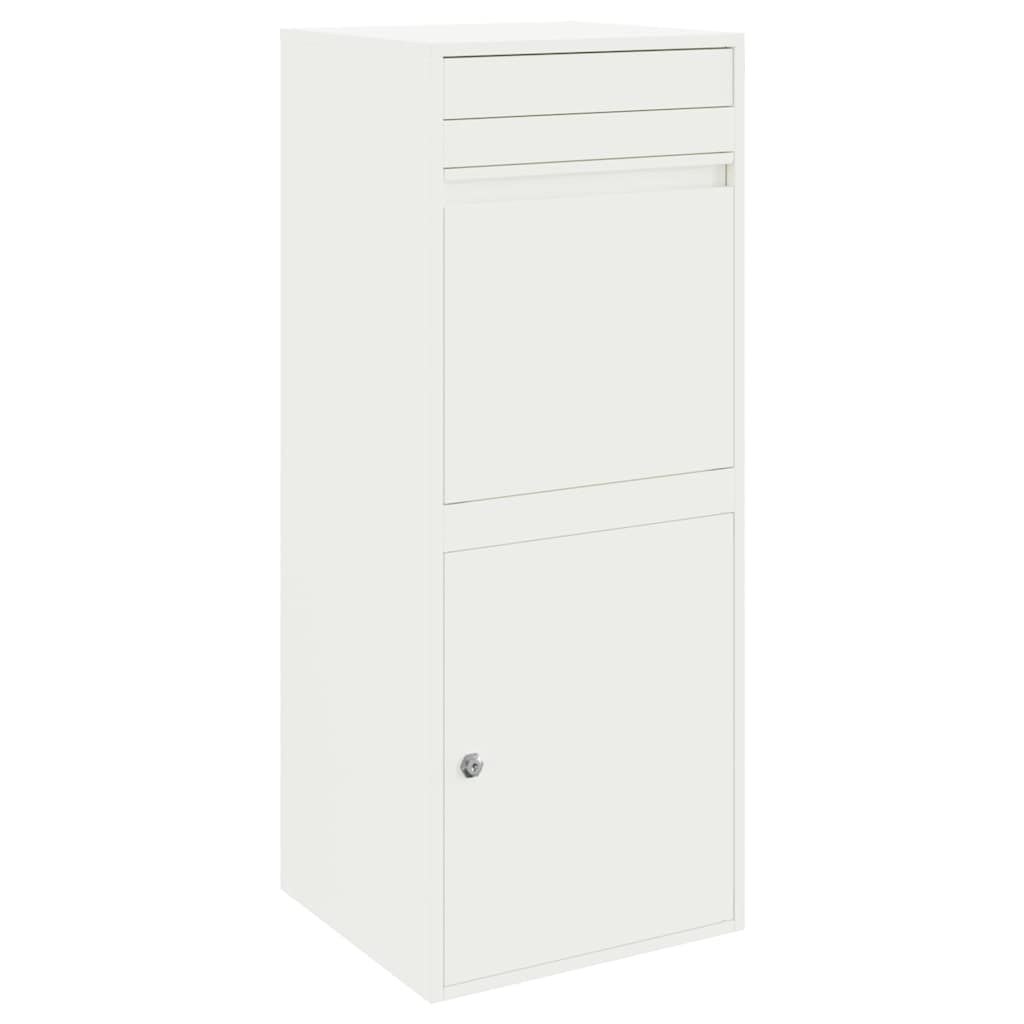 Paketdrop-Box Weiß 41 x 38 x 103 cm Stahl