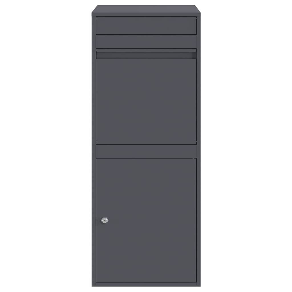 Paketdrop-Box Anthrazit 41 x 38 x 103 cm Stahl