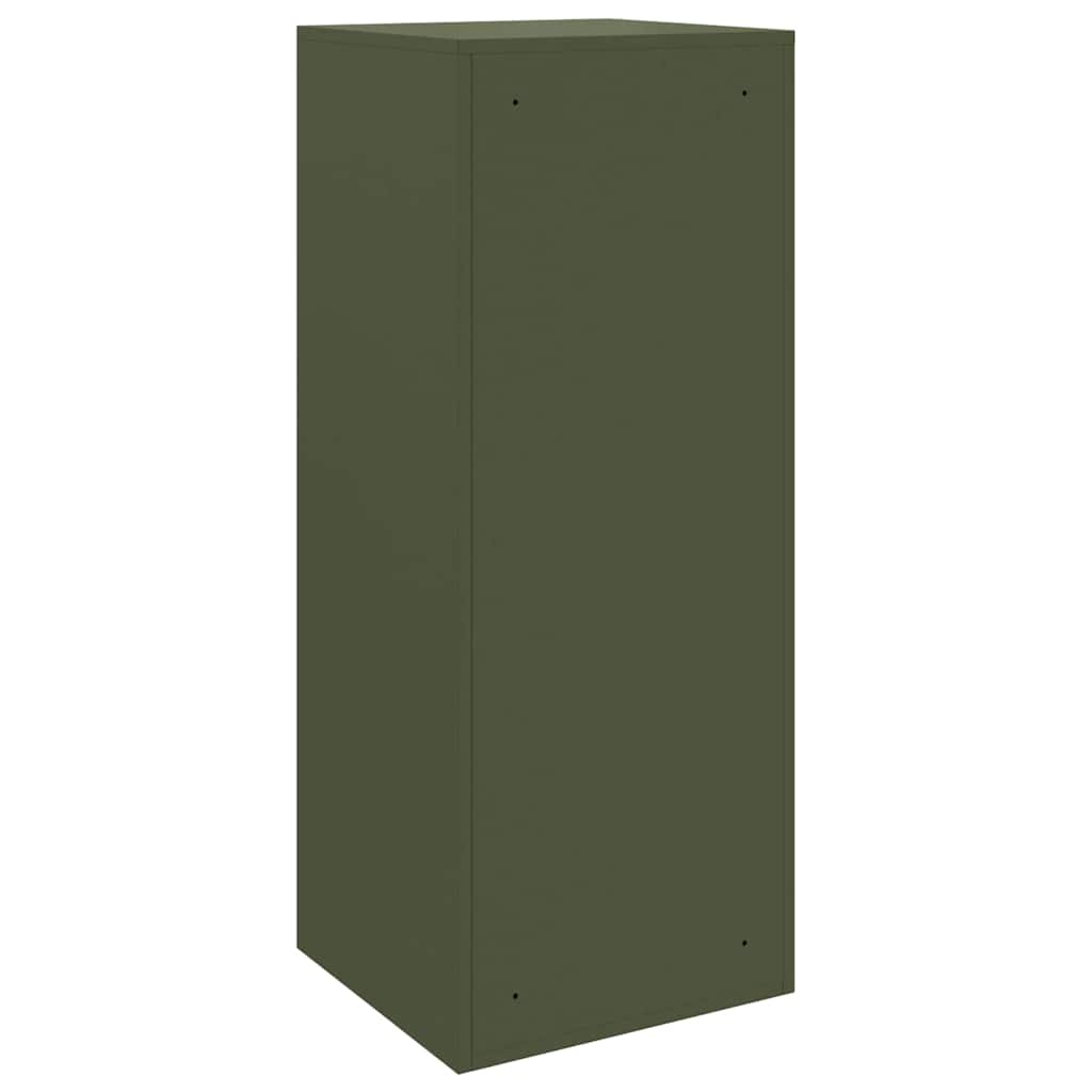 Paketdrop-Box Olivgrün 41 x 38 x 103 cm Stahl