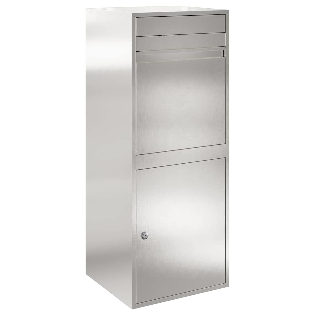 Paketdrop-Box Schwarz 41 x 38 x 103 cm Edelstahl