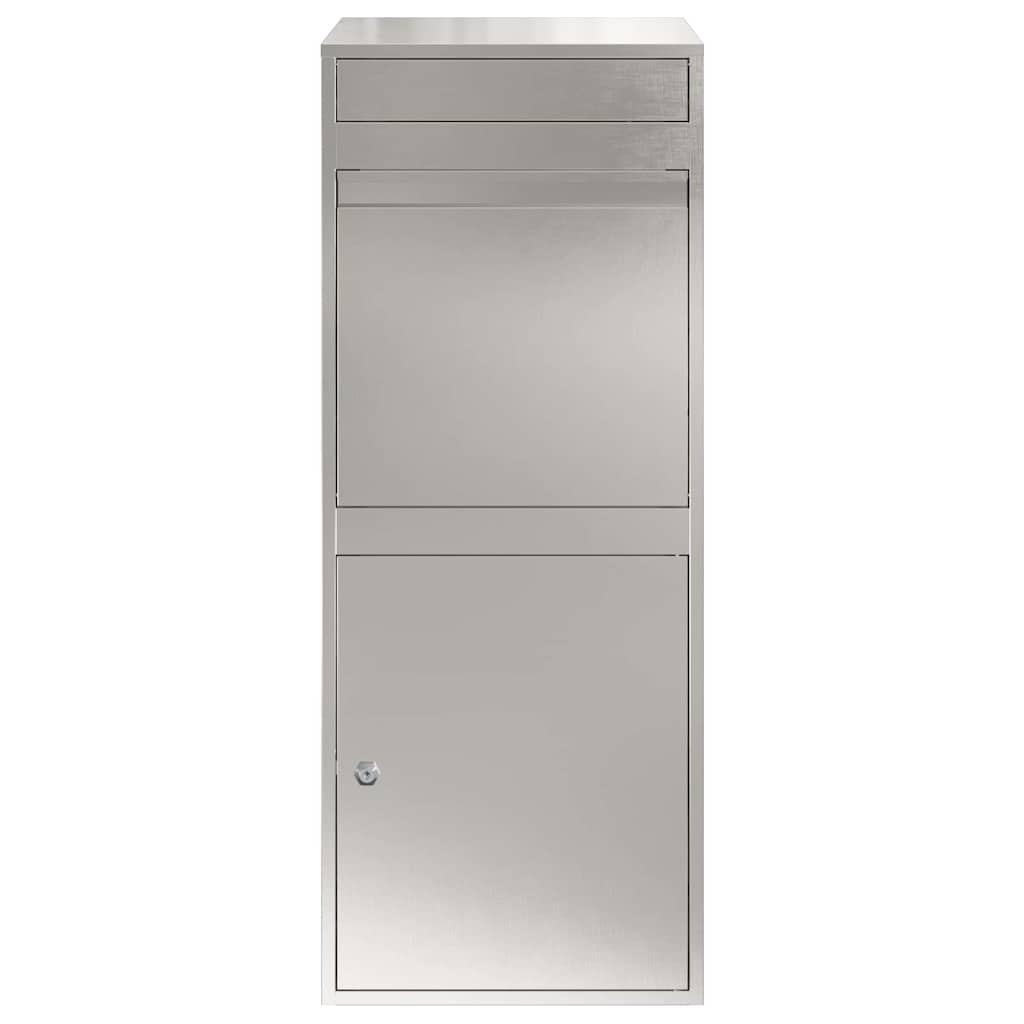 Paketdrop-Box Schwarz 41 x 38 x 103 cm Edelstahl