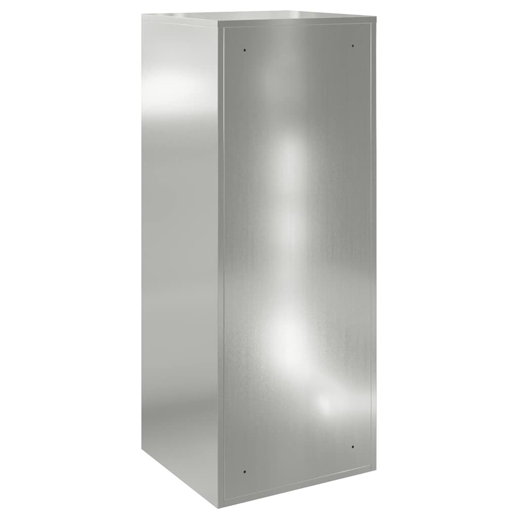 Paketdrop-Box Schwarz 41 x 38 x 103 cm Verzinkter Stahl