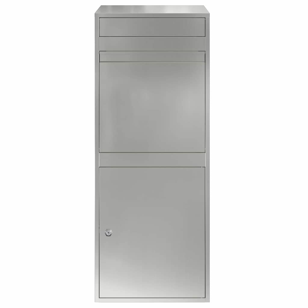 Paketdrop-Box Schwarz 41 x 38 x 103 cm Verzinkter Stahl