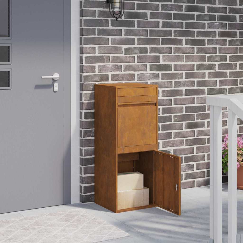 Paketdrop-Box Rostig 41 x 38 x 103 cm