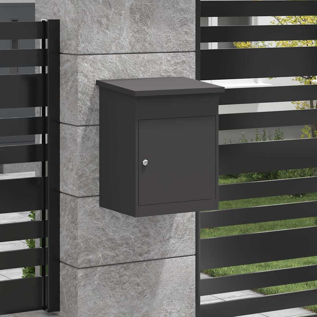 Paketdrop-Box Schwarz 44 x 35 x 59 cm Stahl
