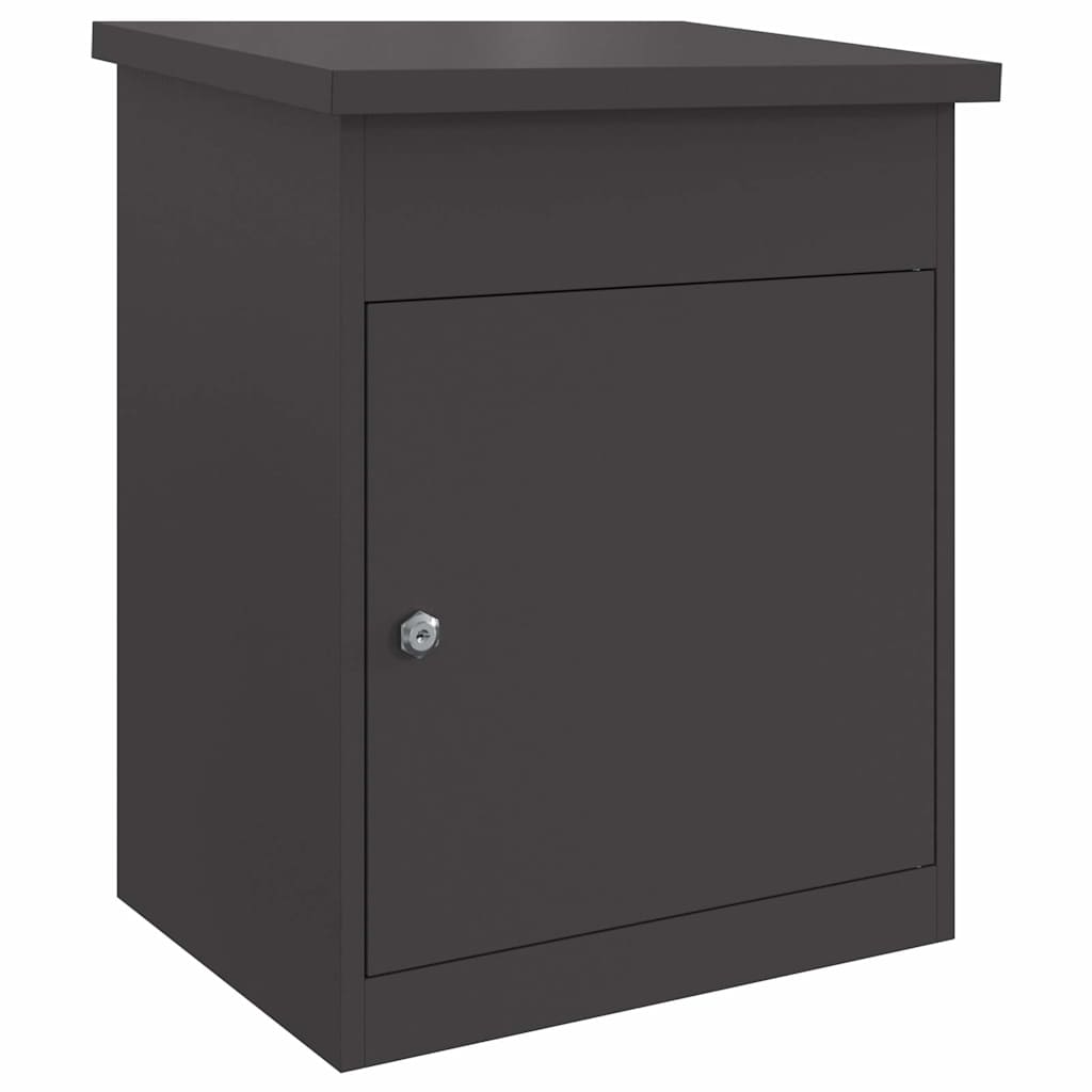 Paketdrop-Box Schwarz 44 x 35 x 59 cm Stahl