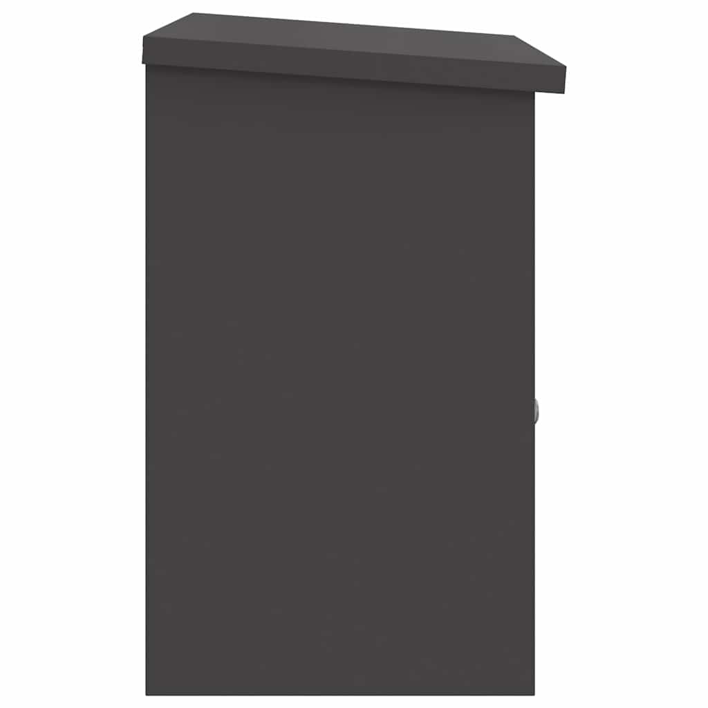 Paketdrop-Box Schwarz 44 x 35 x 59 cm Stahl