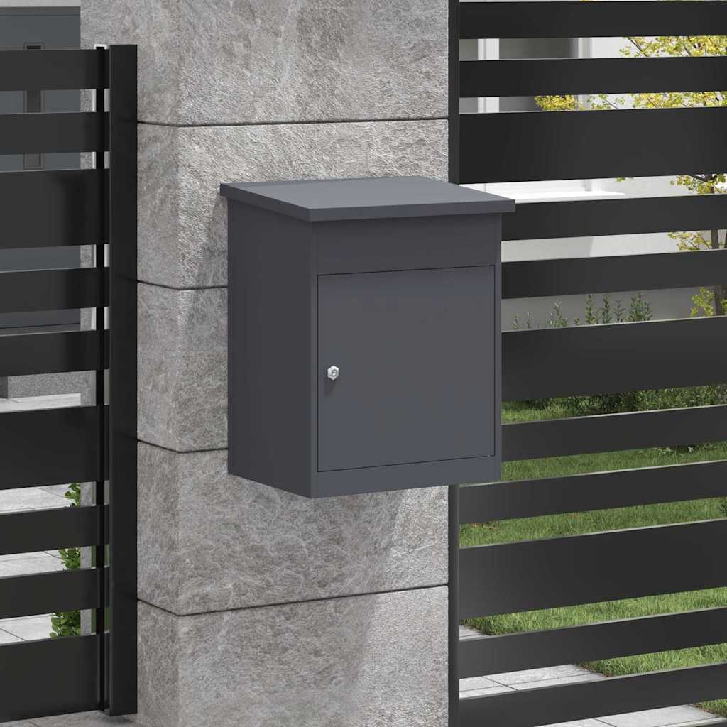 Paketdrop-Box Anthrazit 44 x 35 x 59 cm Stahl