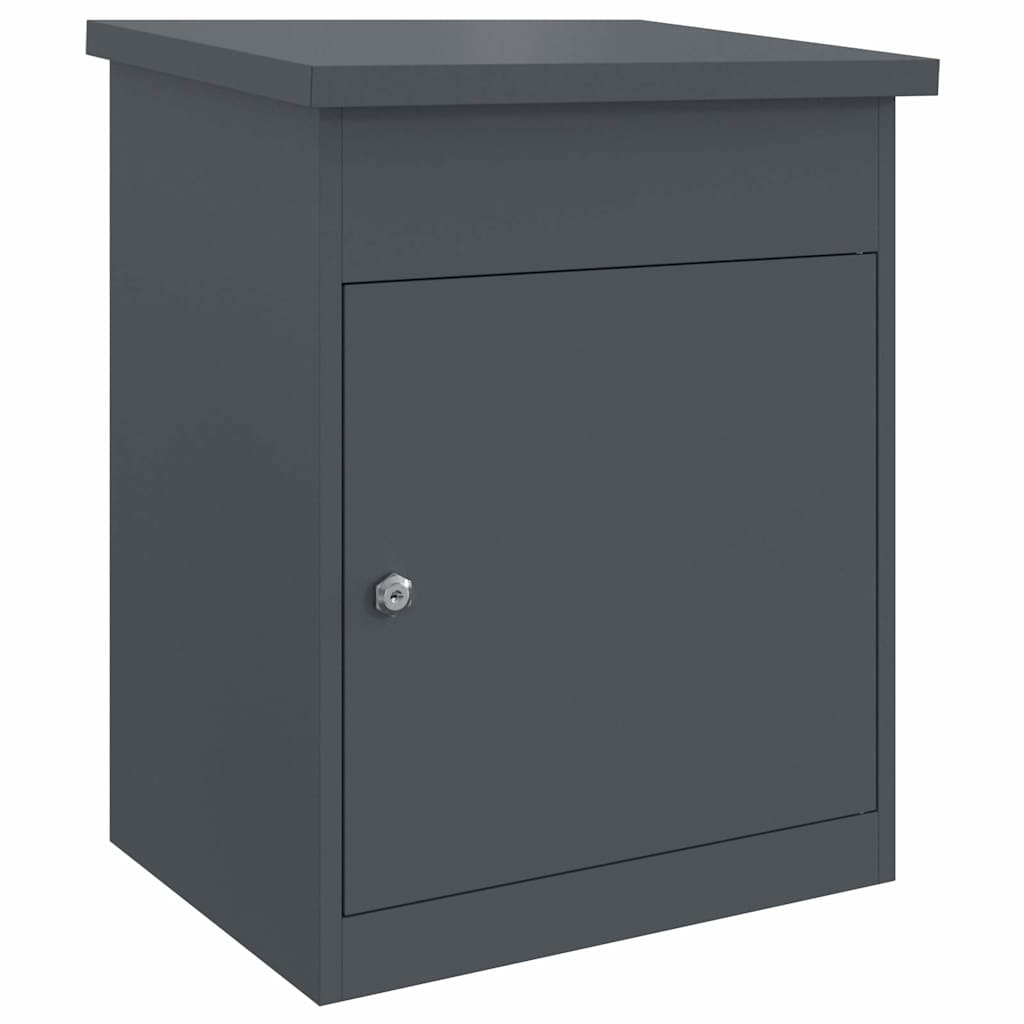 Paketdrop-Box Anthrazit 44 x 35 x 59 cm Stahl