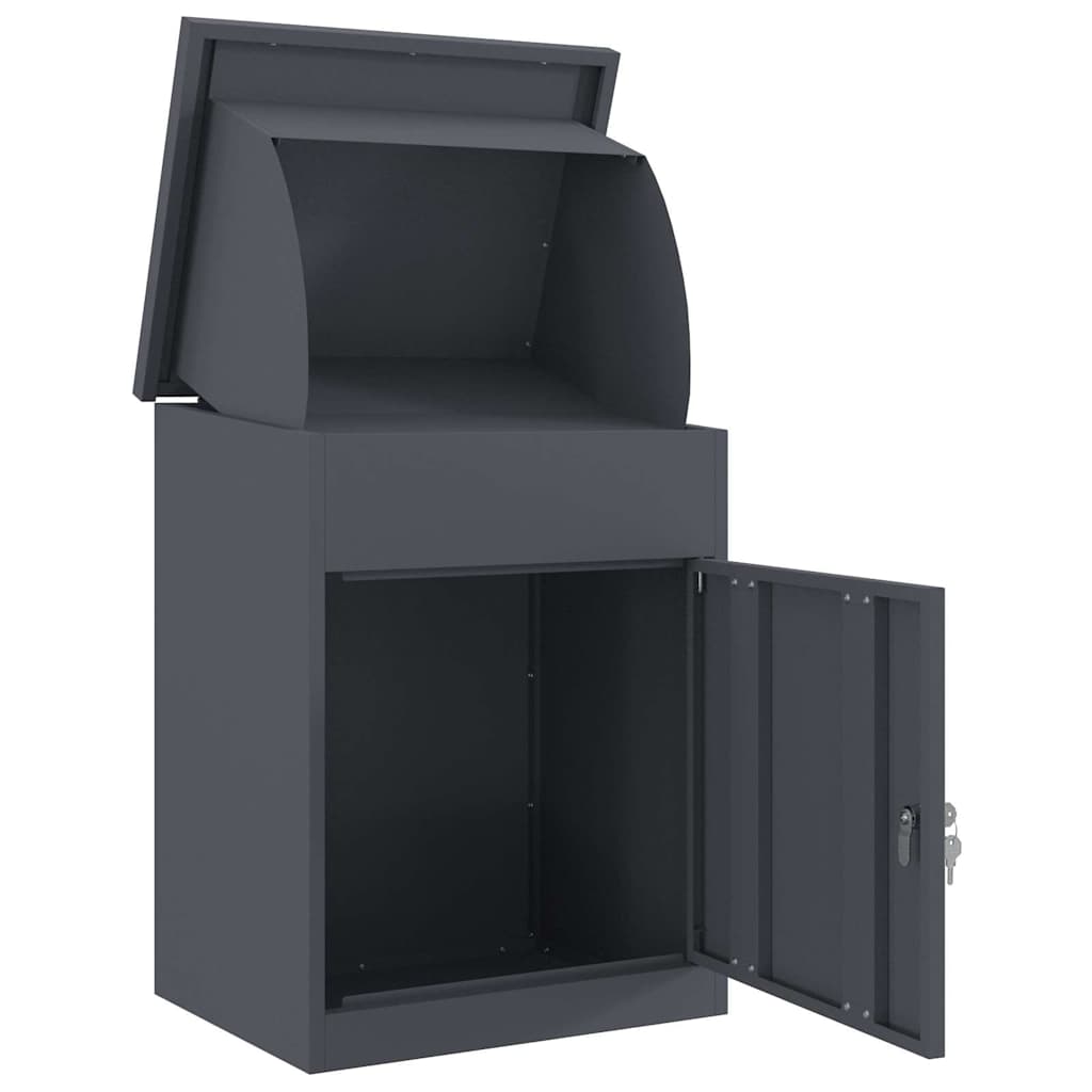 Paketdrop-Box Anthrazit 44 x 35 x 59 cm Stahl